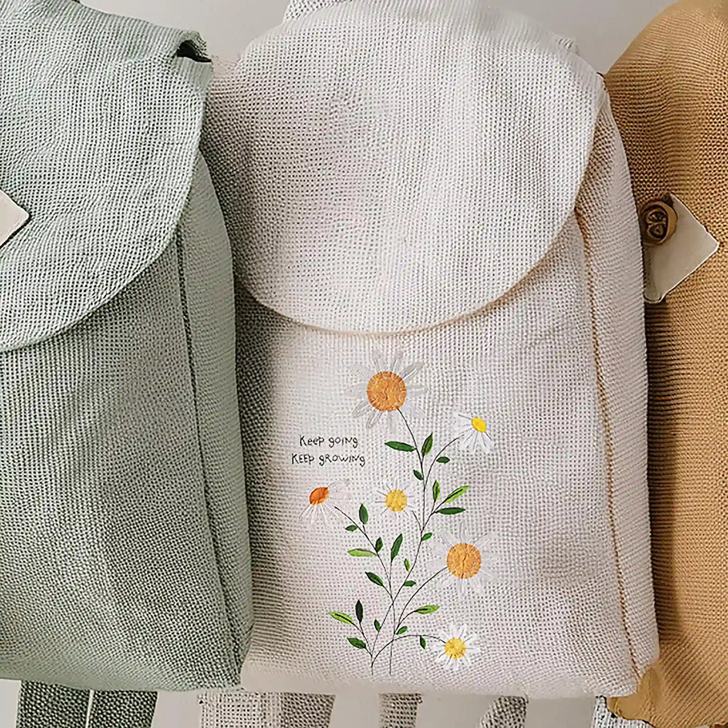 motif de Broderie Machine KEEP GROWING 🌼